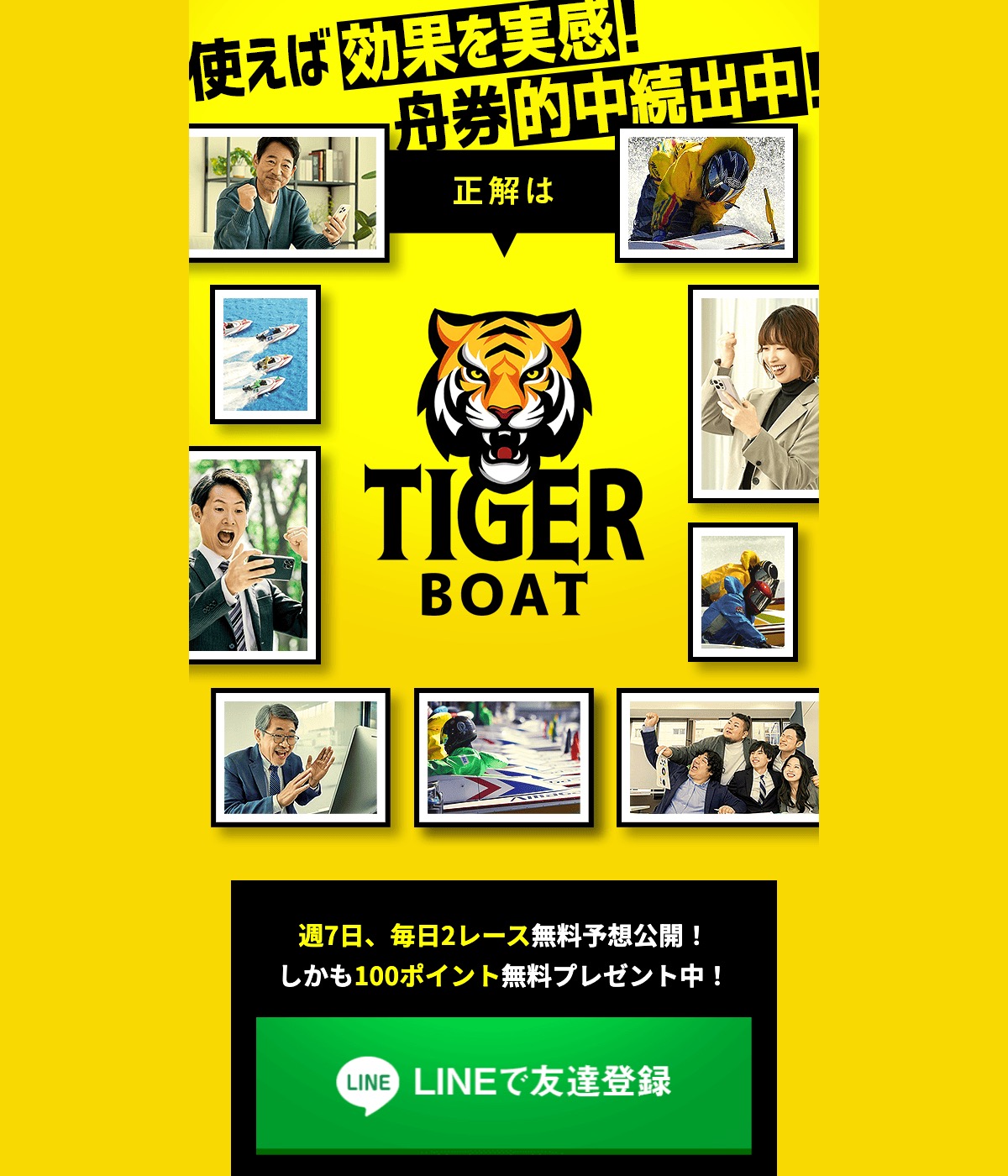 タイガーボートの公式サイト（引用）